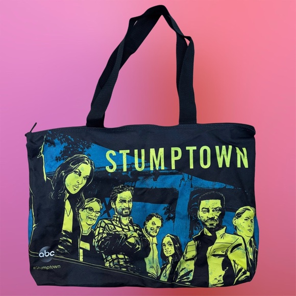 Rare ABC Show Stumptown Promotional Graphic Tote Canvas Bag - Reusable - Picture 8 of 8